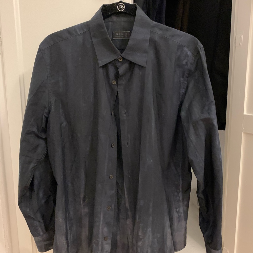 Vintage black Prada button down